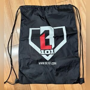 Black Drawstring Bag baseball Lifestyle 101 BL101